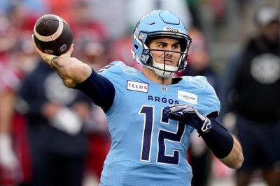 Quarterback Kelly formally announces his withdrawal from Toronto Argonauts camp