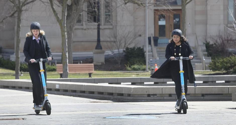 Rentable escooters officially launch in Hamilton