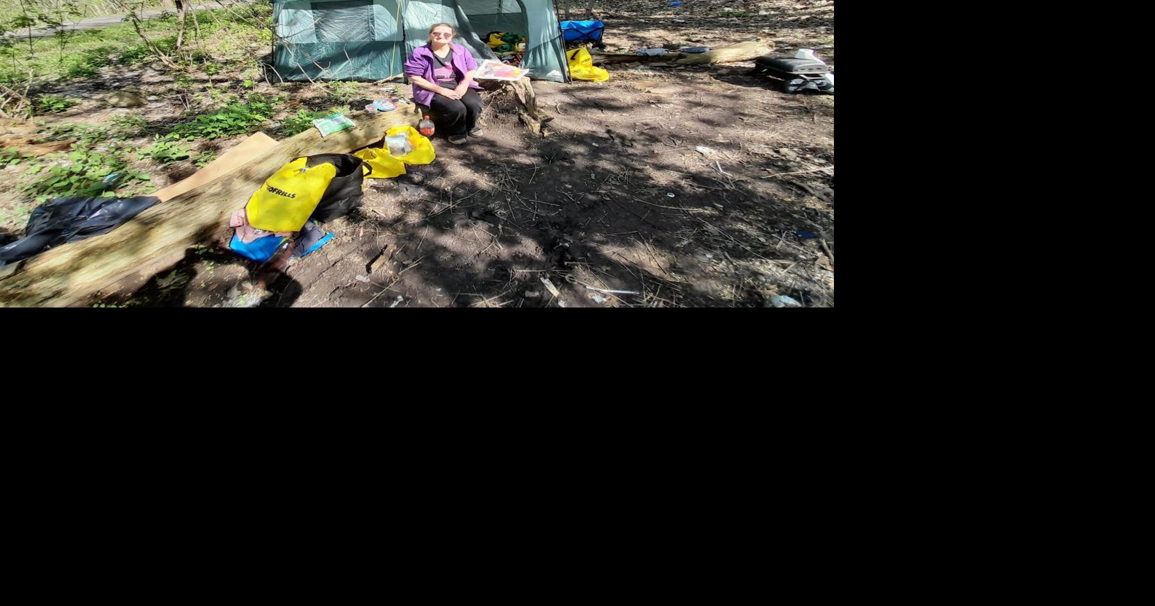 Tent dwellers mull next move after receiving trespass notices.