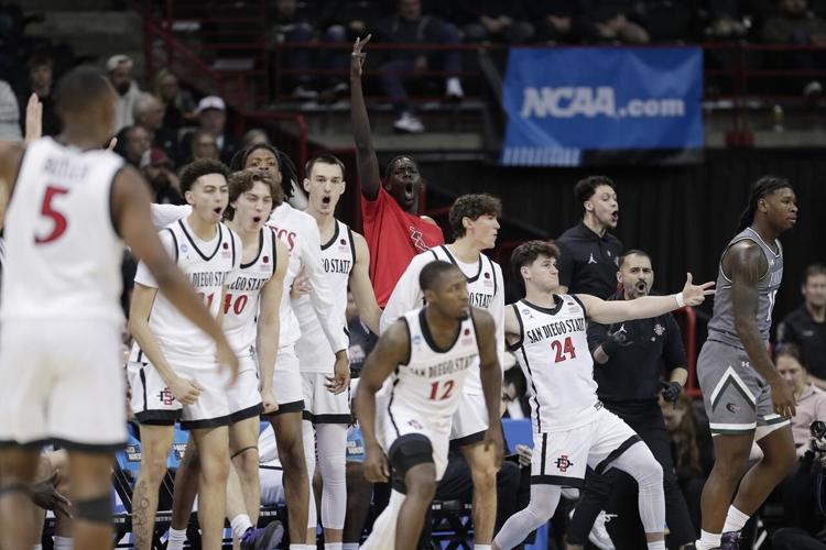 San Diego State avoids an early March Madness exit, holds off UAB 6965