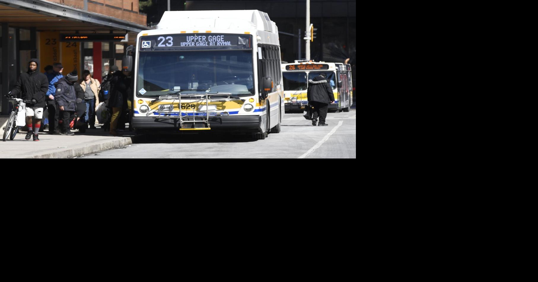 Hamilton police allege a 36-year-old man — who is already a prohibited driver — got behind the wheel of an idling bus and drove away on a “joy ride.”