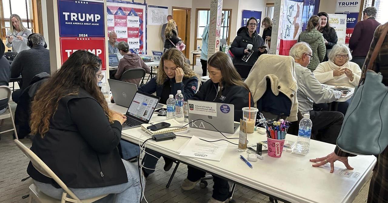 Trump's campaign banks on its loyal supporters to turn out and caucus in Iowa despite frigid weather - Vimarsana News