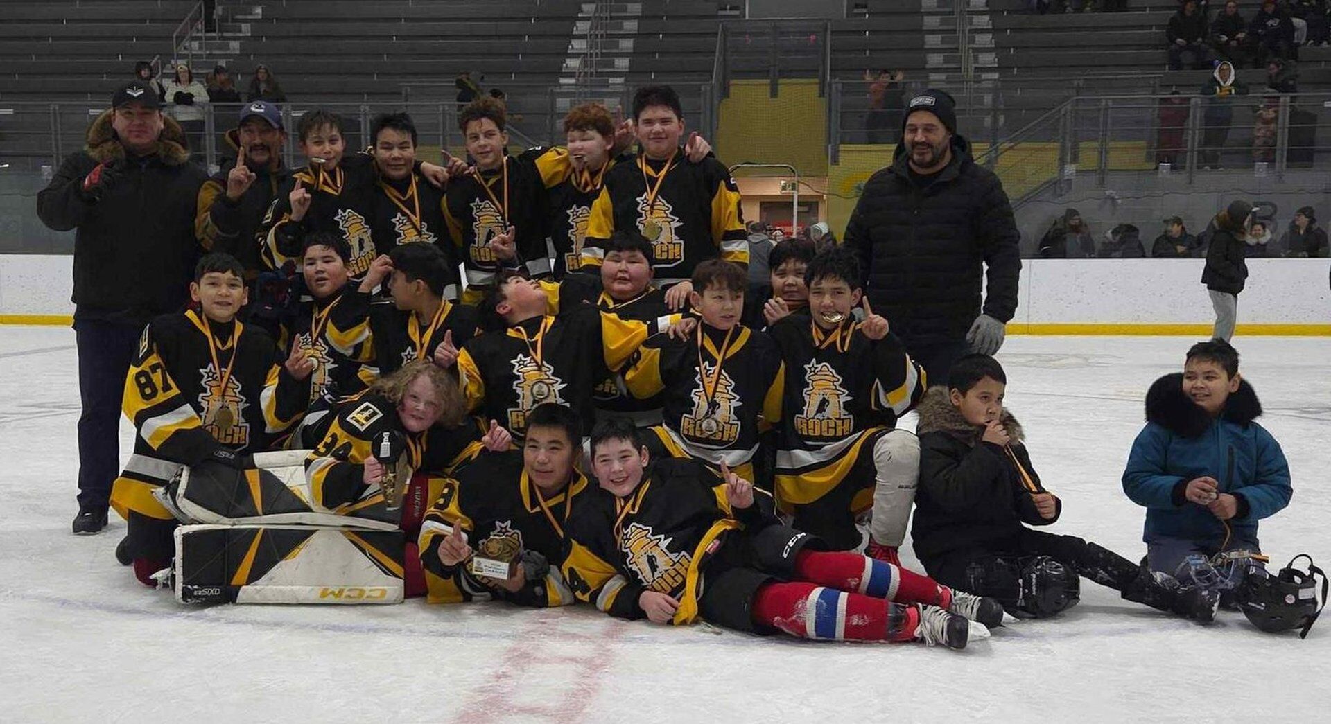 Rankin Inlet Black claims regional U13 hockey crown