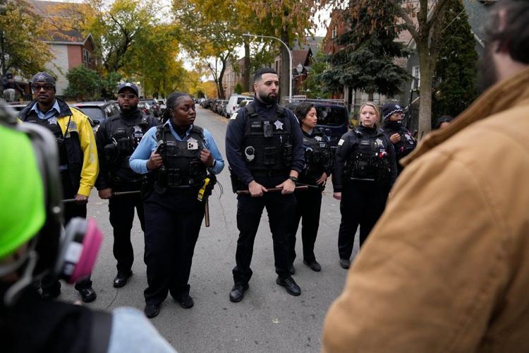 Chicago police respond to report of shots fired at federal agents amid ...