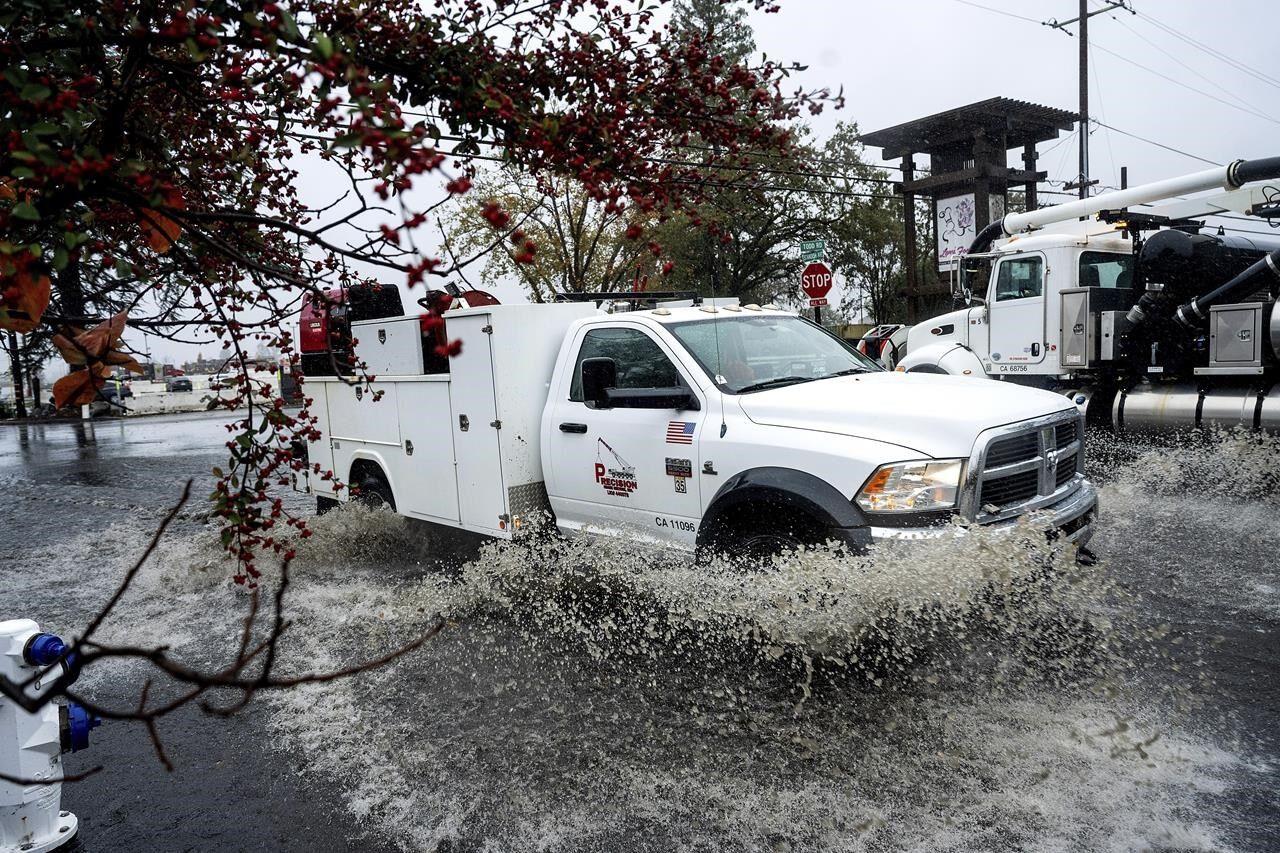 Storm dumps record rain and heavy snow on Northern California. Many in