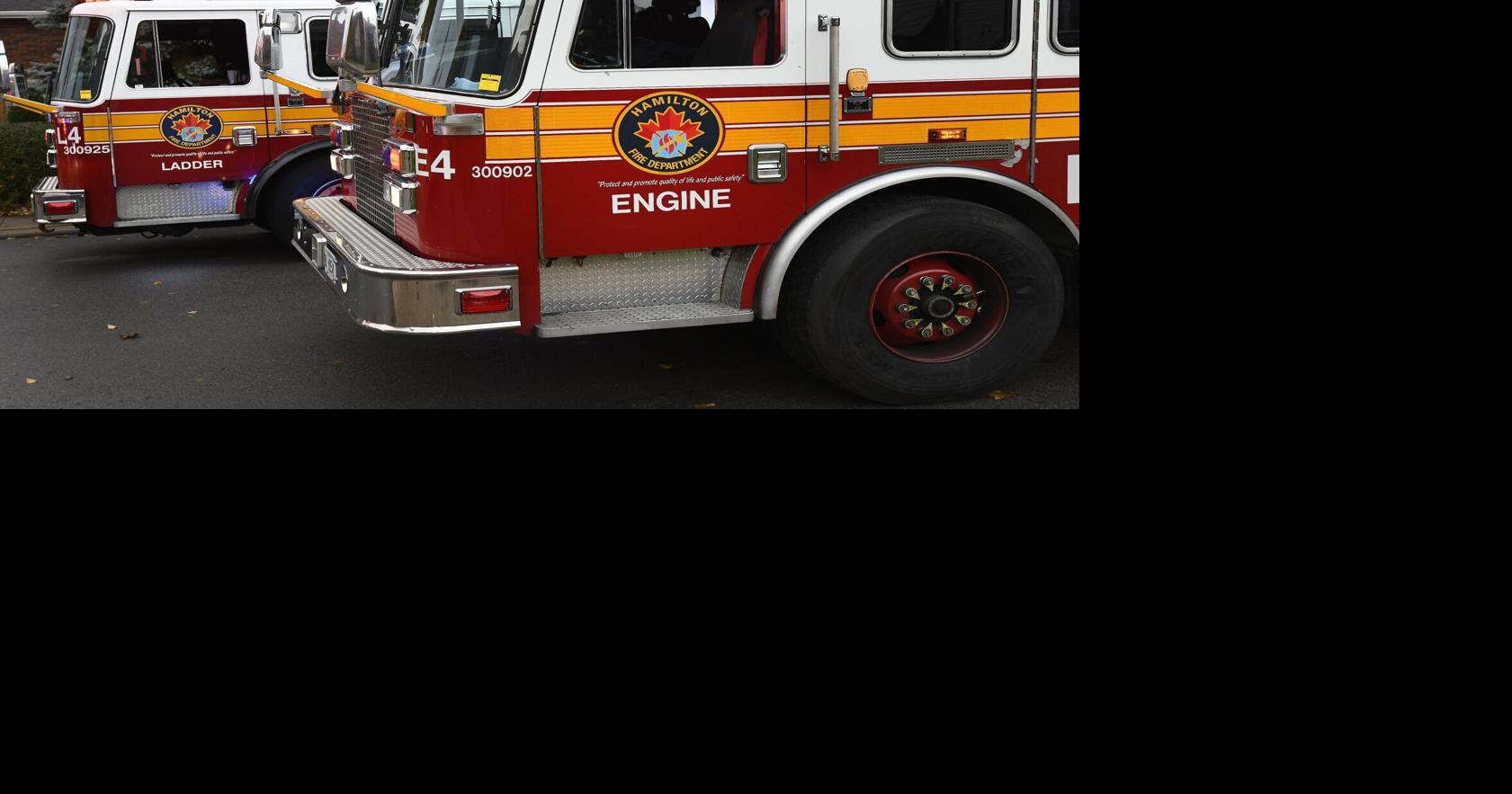 One taken to hospital after house fire on Hamilton Mountain