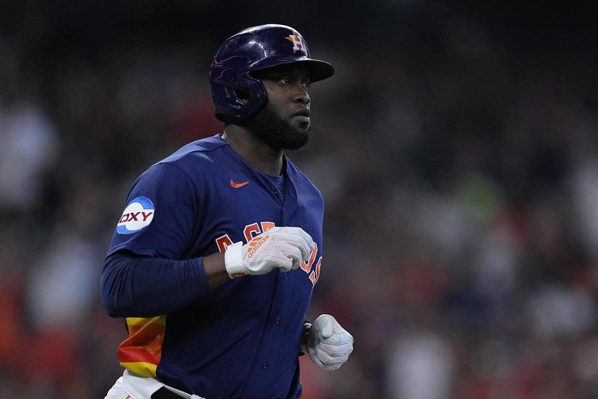 Carpenter gets Tigers' 1st hit off bullpen after Astros' Valdez pitches 7  no-hit innings