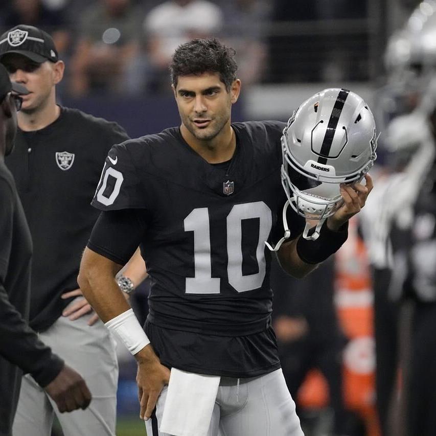 NFL rushing champ Josh Jacobs and new QB Jimmy Garoppolo ready to lead  Raiders