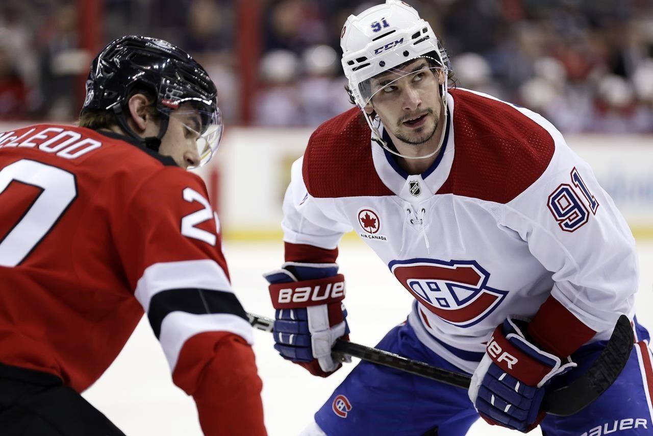 Sean Monahan scores twice as Montreal Canadiens hold off Seattle 4-2