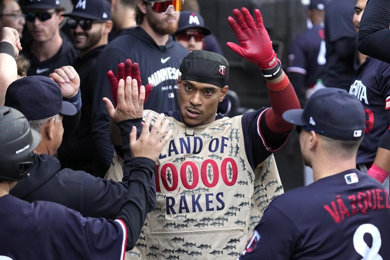 Twins clinch AL Central title with 8-6 win over Angels