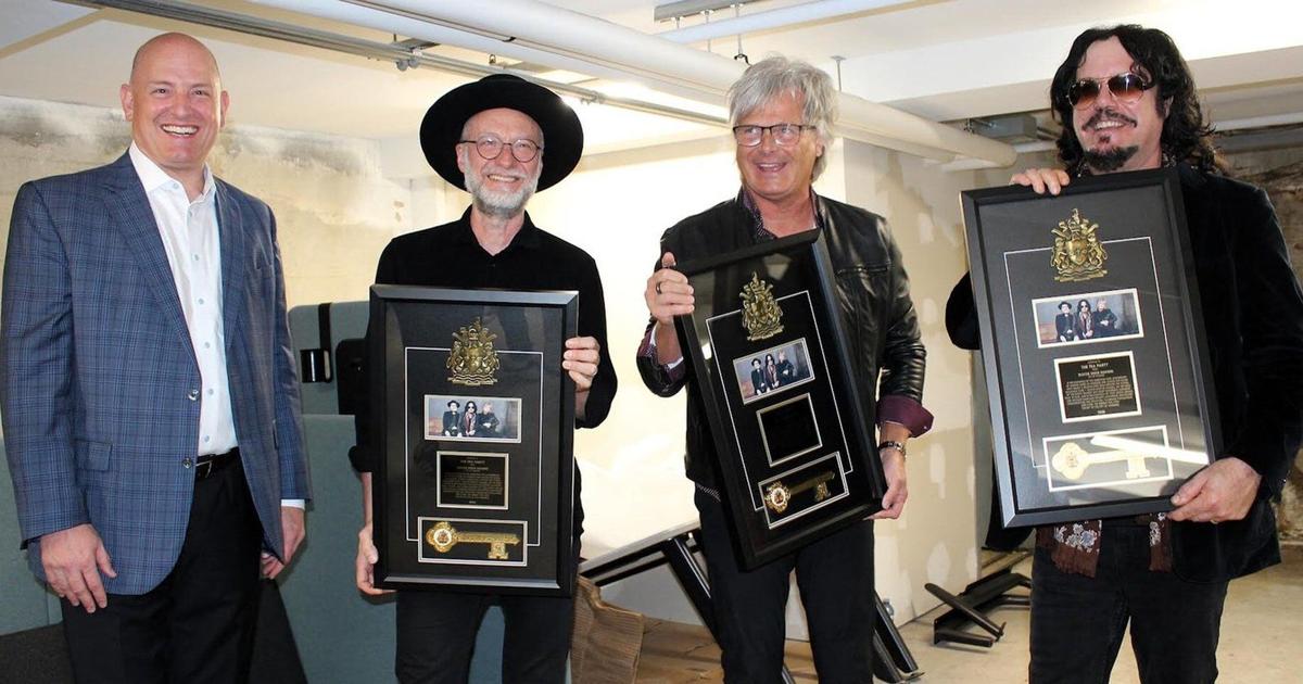 Tea Party receives Key to the City for 35-years of global success, charitable efforts