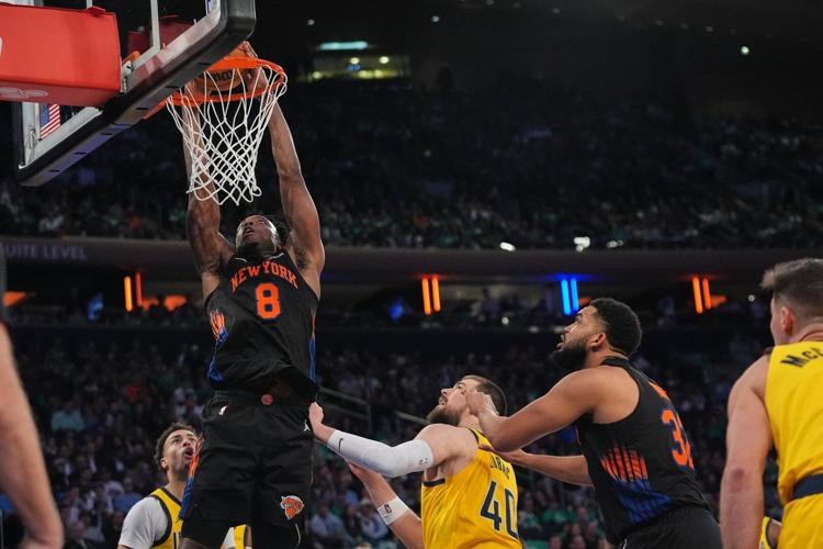 Josh Hart scores 33 as the Knicks beat the Pacers 136-110 for a fourth ...