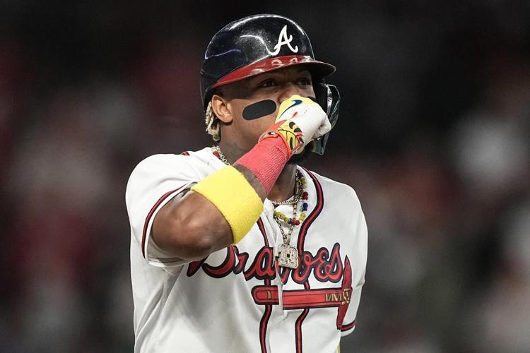 Acuña's 4 hits, including HR, lead Braves past Phillies 8-1