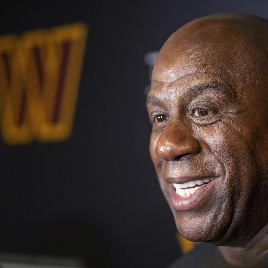 Magic Johnson, Josh Harris and other new Commanders owners introduce  themselves to Washington fans