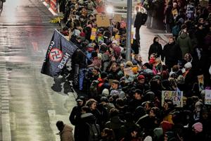 German far-right party sets up its new youth wing as thousands protest