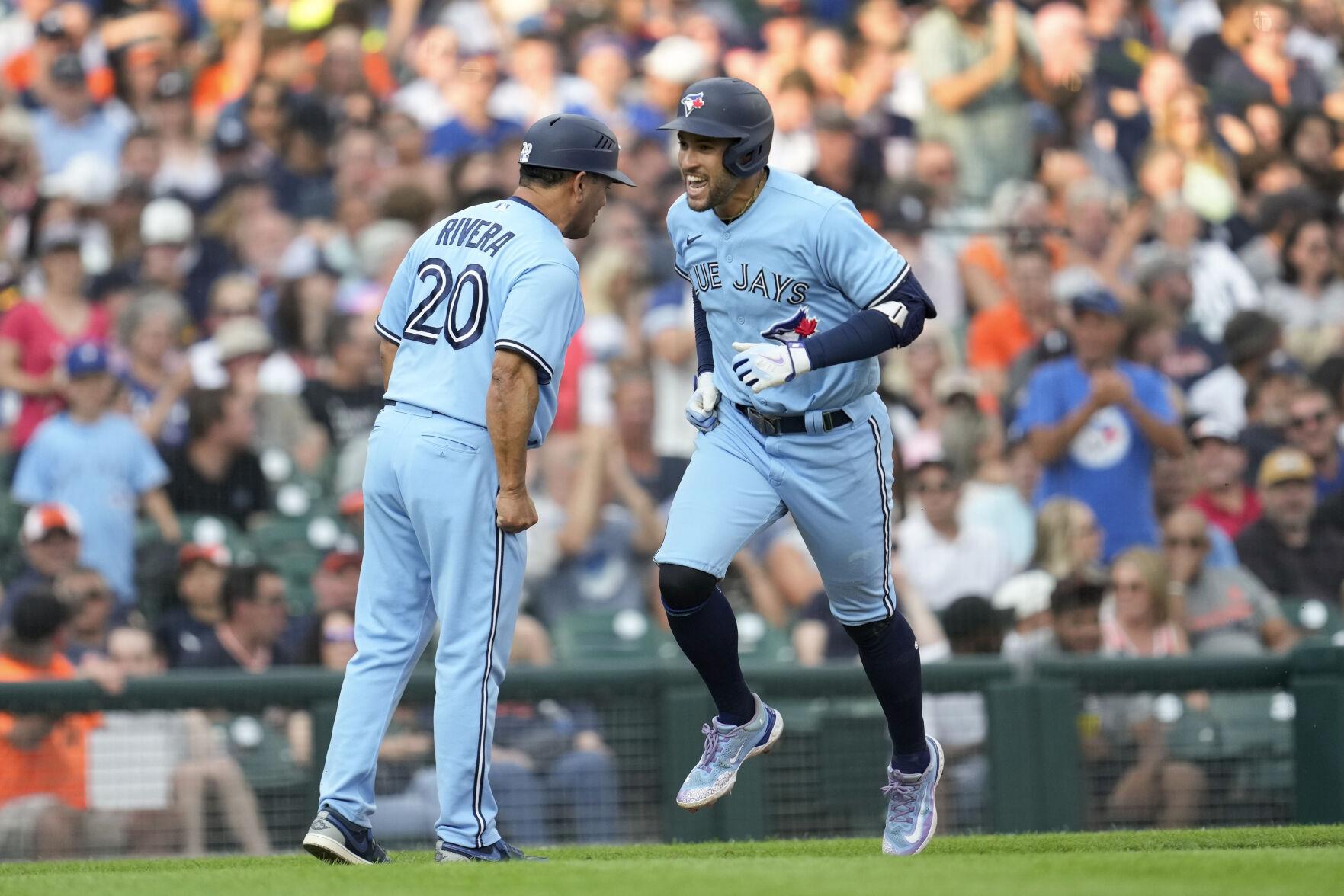 Blue Jays' outfielder Springer on paternity list, Lukes activated from  triple-A