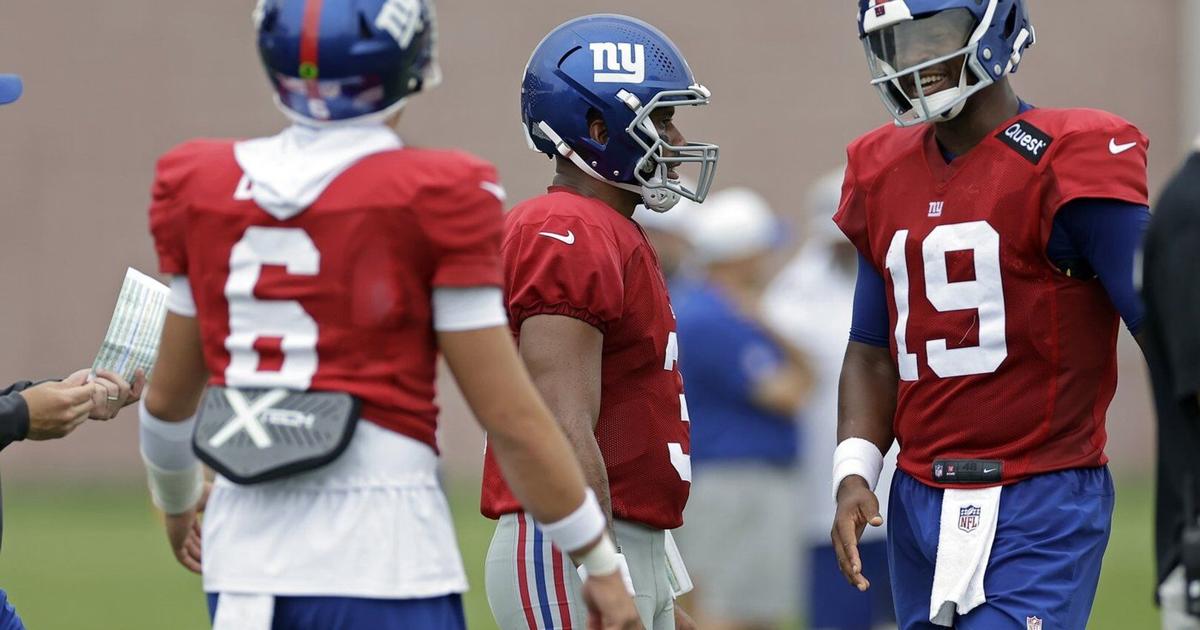 Jameis Winston listed 2nd, Jaxson Dart 3rd at QB on Giants' 1st