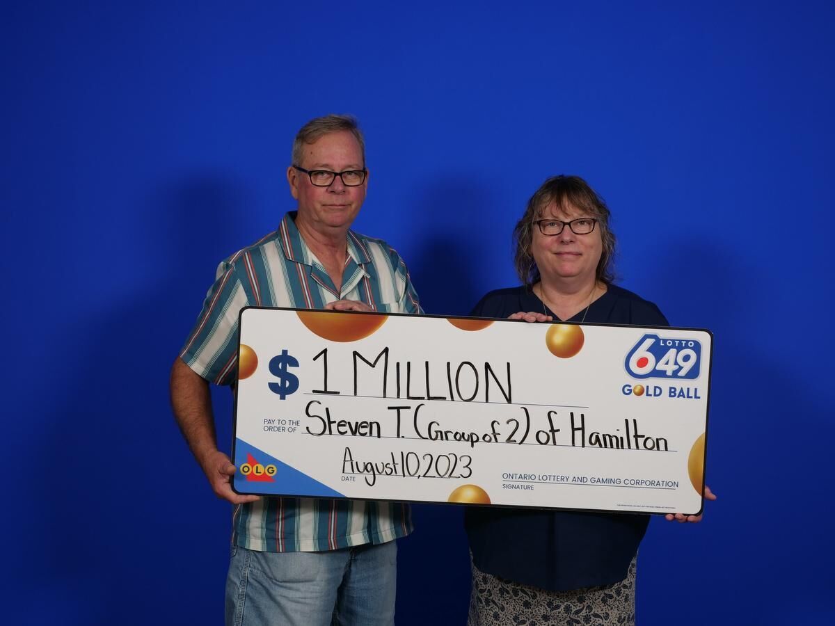 Hamilton couple wins $1 million in Ontario lottery