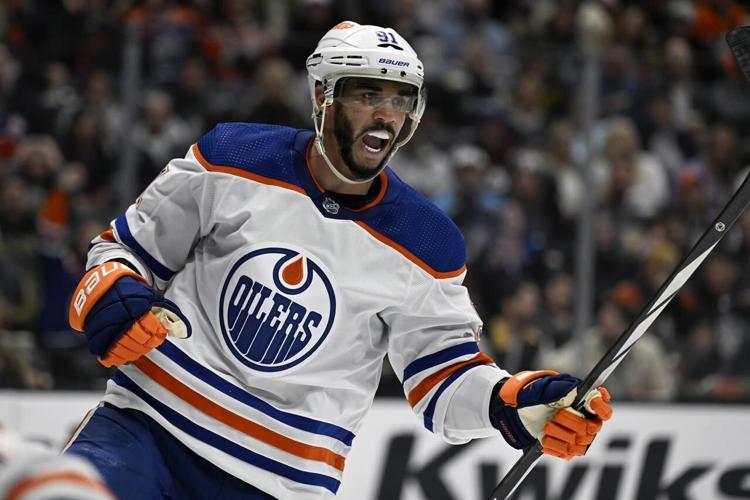 Kane nets 2nd hat trick of season as Oilers beat Ducks 5-3 to get back