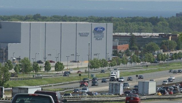 Fire destroys vehicle at Oakville Ford Assembly Plant