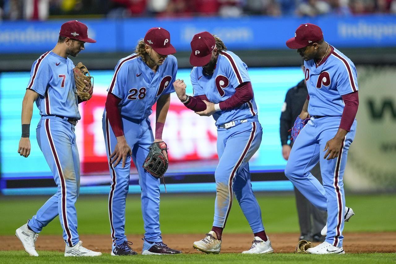 Castellanos hits 2 homers again, powers Phillies past Braves 3-1 and into  2nd straight NLCS