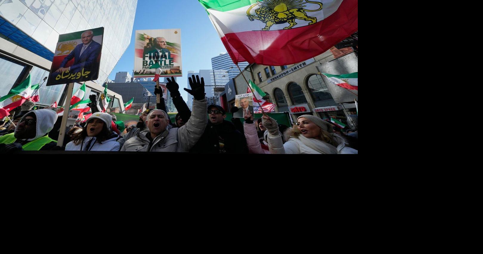 Hundreds of thousands march in Toronto rally in support of Iran protests