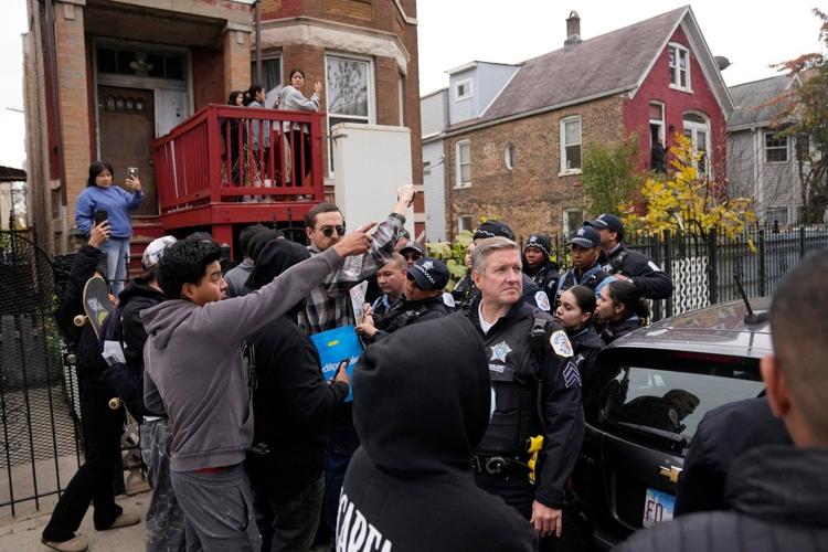 Chicago police respond to report of shots fired at federal agents amid ...