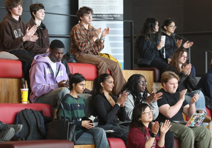 Osap Rally Students, MPPs rally at McMaster University against OSAP changes