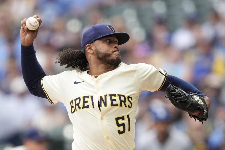 Peralta pitches 6 shutout innings and Brewers chase Yamamoto early in 9-1 rout of Dodgers