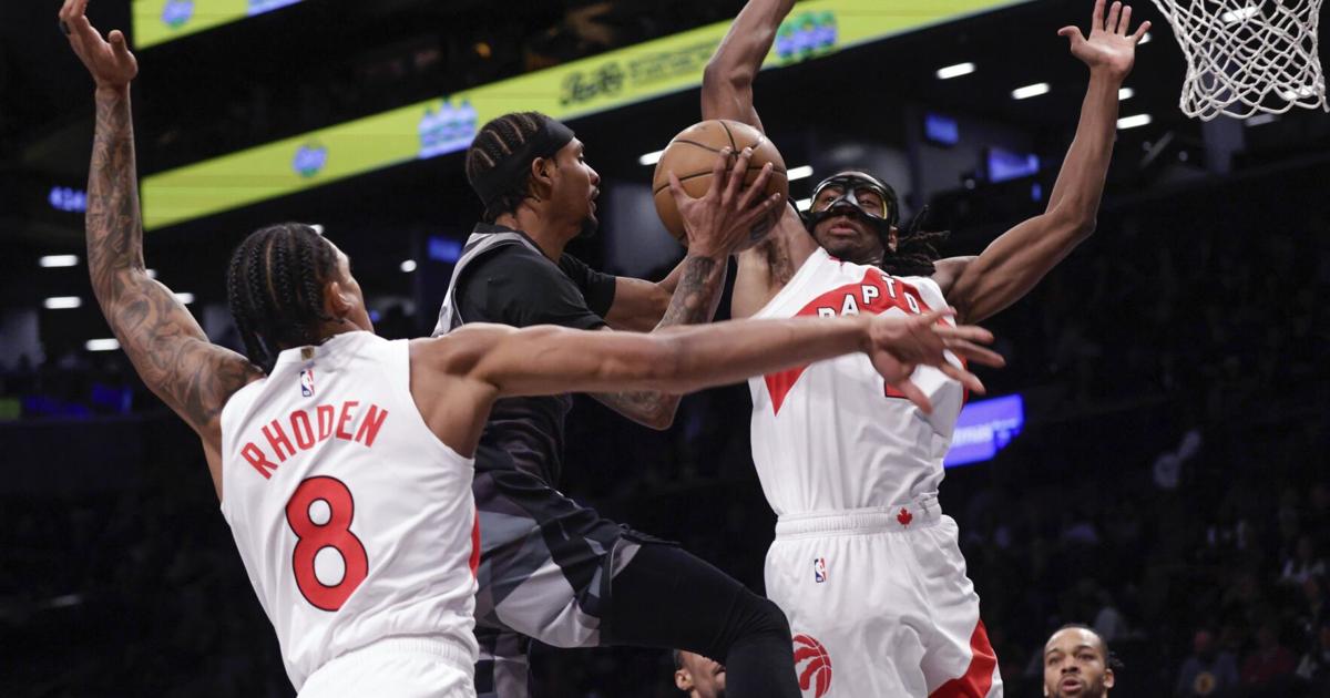 Raptors lean on rookies and beat Nets in Brooklyn