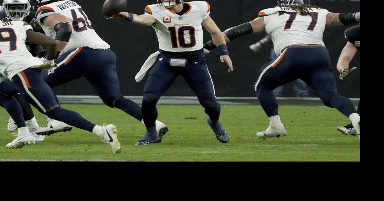 Bo Nix sets Broncos rookie TD record as Denver beats reeling Raiders 29-19
