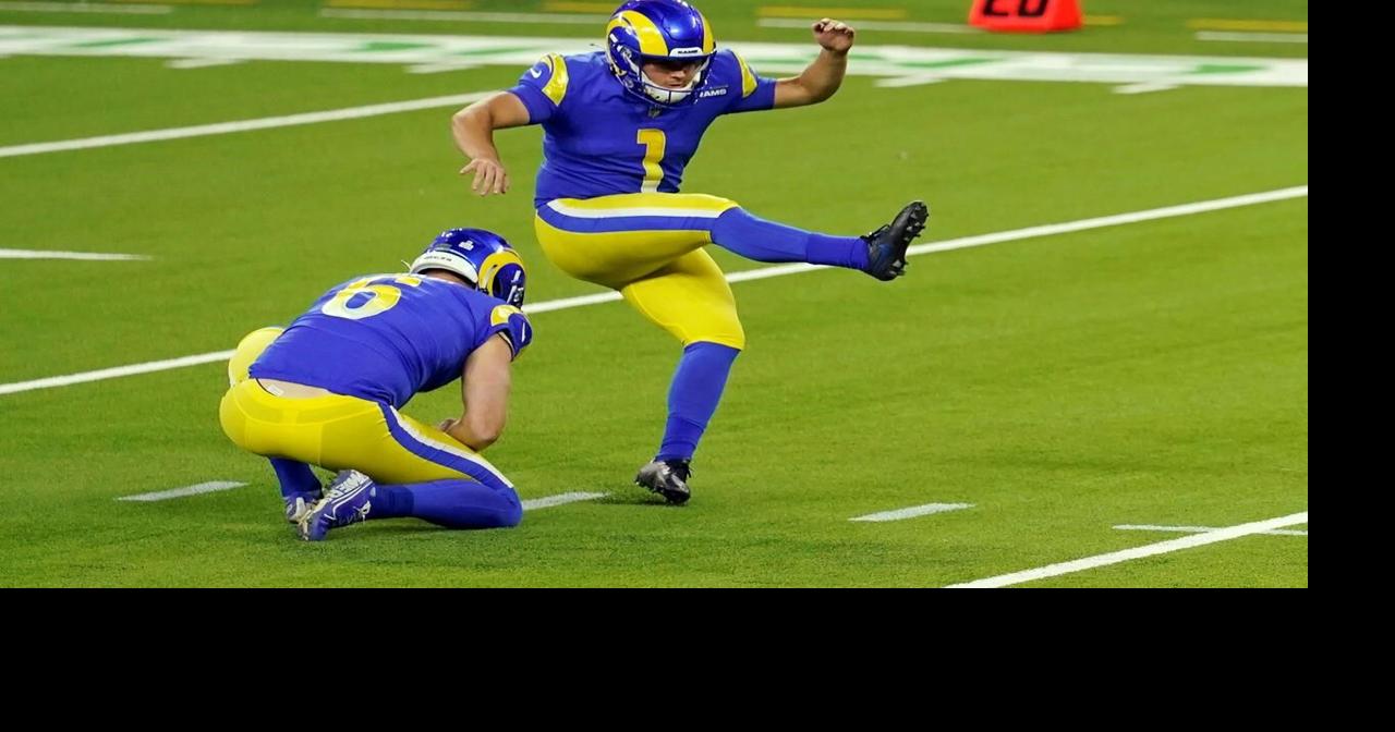 Rams release rookie kicker Samuel Sloman after rough start