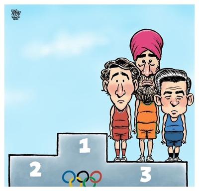 Theo Moudakis: Federal leader standing
