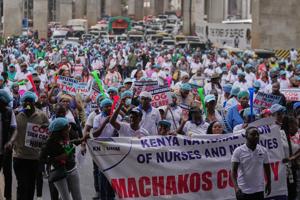 Kenya's doctors threaten to join strike by nurses, citing increased workload in hospitals