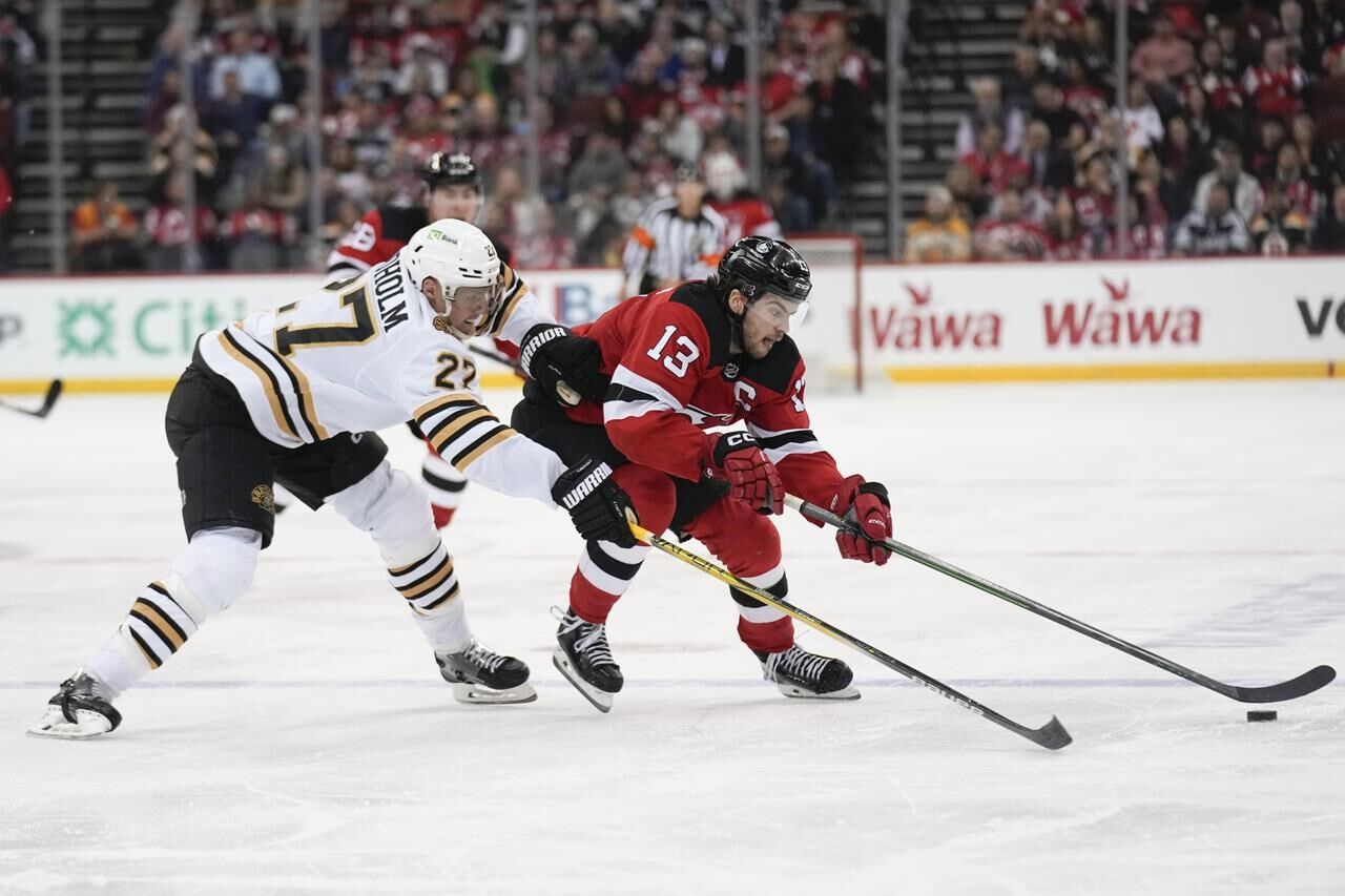 Devils 2024 bruins score