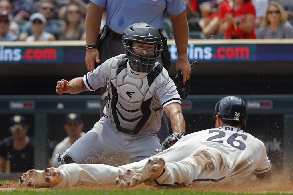 The Twins sweep the White Sox with a 5-4 win in the 12th on Jeffers' 2-out  single