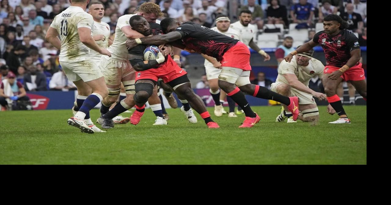 England ends Fiji's crowd-pleasing run at Rugby World Cup with tense 30 ...