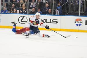 NHL roundup: Lomberg nets key goal as Panthers beat Rangers 4-2