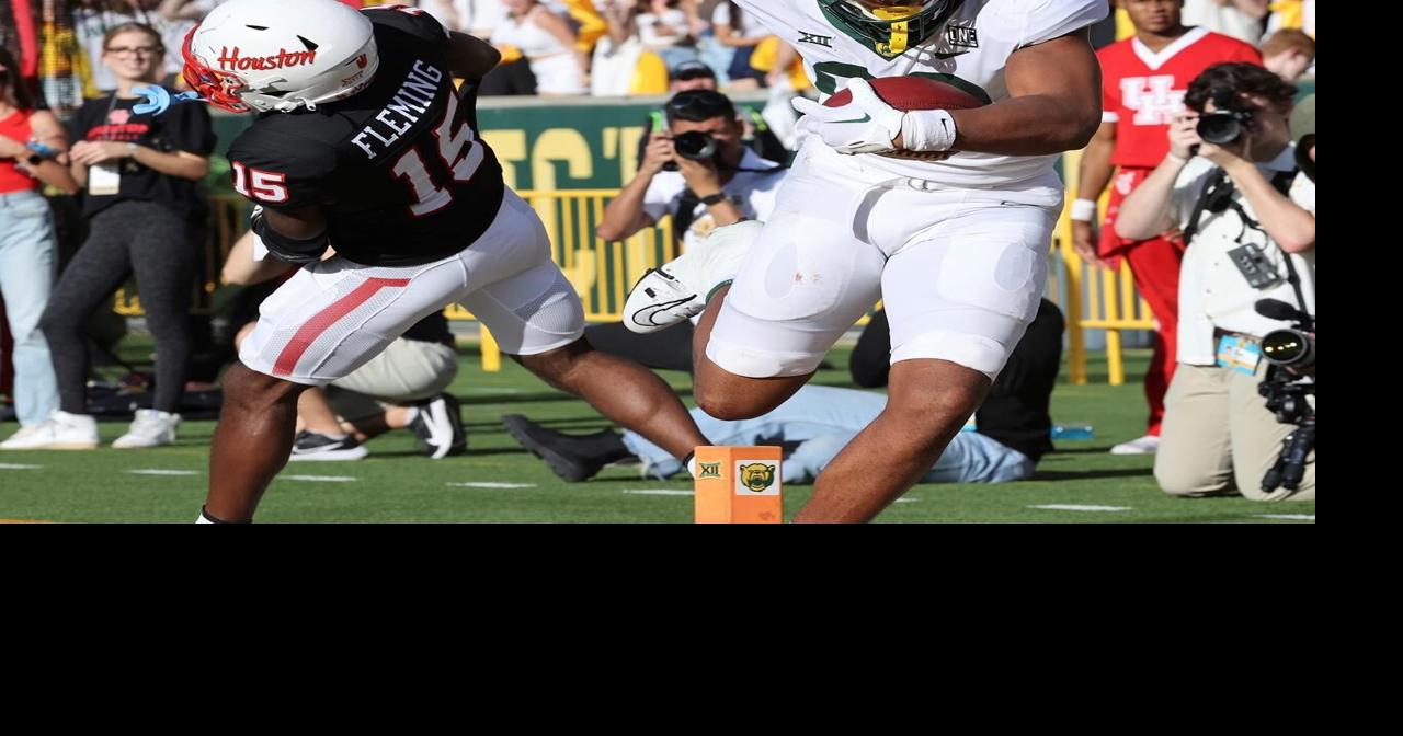Smith TD run and 2-pt conversation in OT for Houston to beat Baylor 25-24