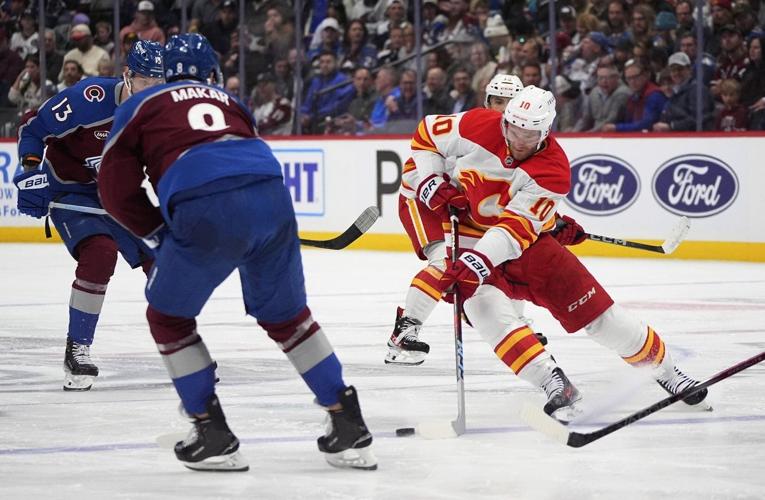 Sharangovich scores shootout winner as Flames rally to beat Avalanche 3-2