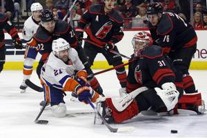 Hurricanes beat Islanders 3-1 in 1st-round NHL playoff series
