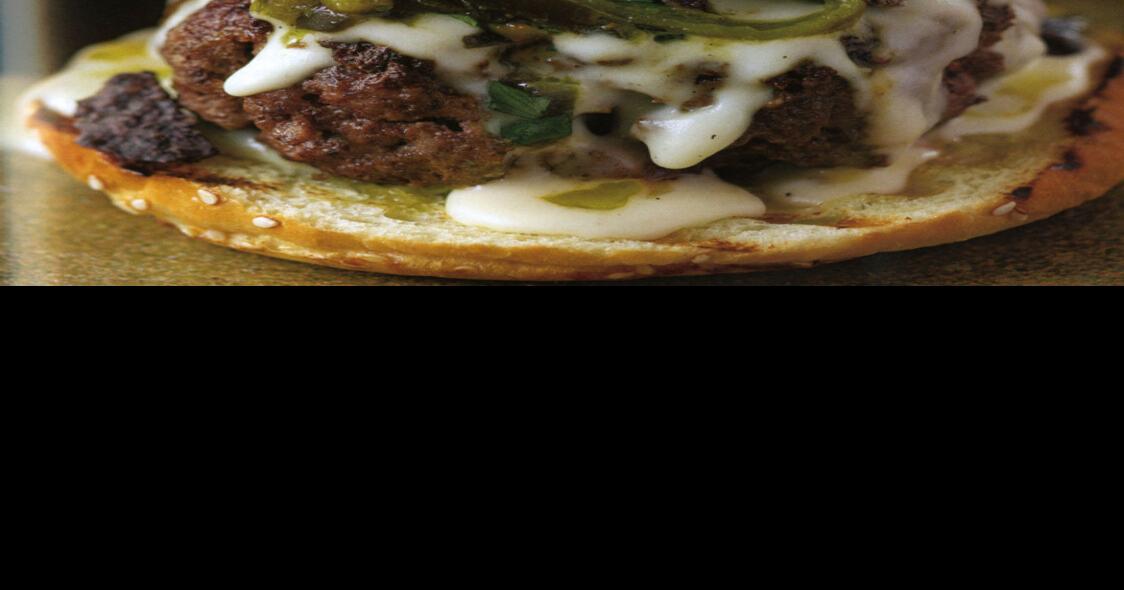 Bobby Flay’s Green Chile Cheeseburger