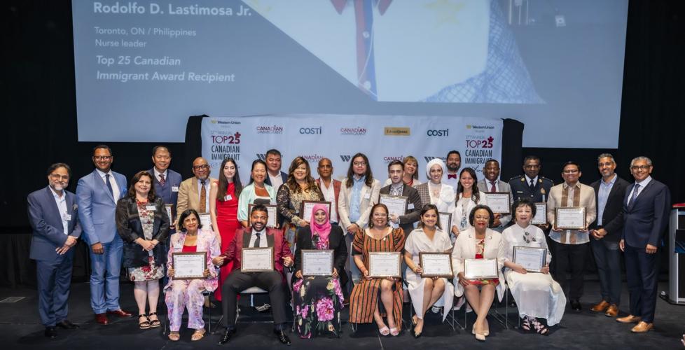 Top 25 Canadian Immigrant Award.JPG