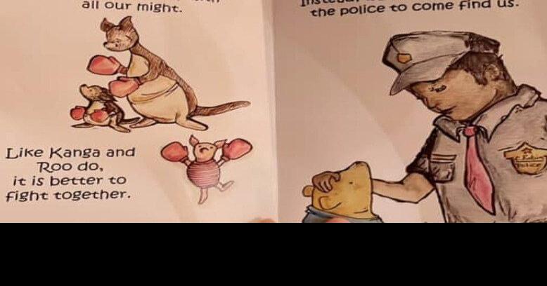 Winnie-the-Pooh teaches American kids about gun violence