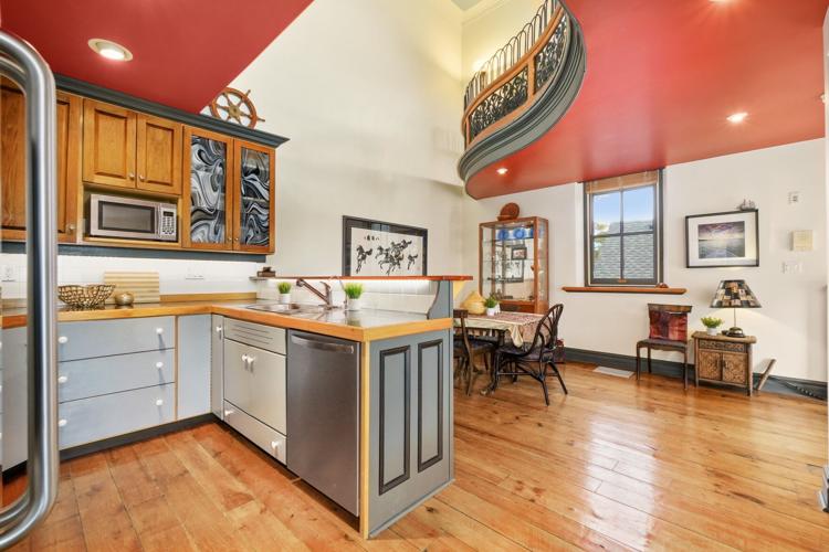 Photo inspiration: Fresh Look at Toronto Home Of The Week Condo In Converted Cobourg Library