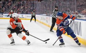 Tippett and Seeler record two-point games as Flyers defeat Oilers 5-2