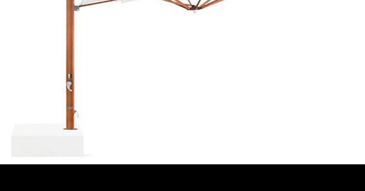 Cantilever patio umbrellas won’t obstruct the view