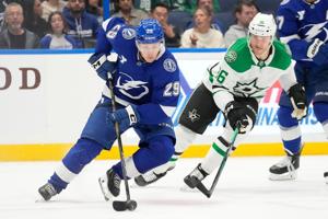 NHL scores: Cirelli's OT goal lifts Lightning over Stars 2-1