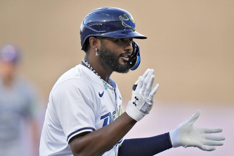 Caminero hits 3-run HR to back Baz as Rays beat Blue Jays 3-1