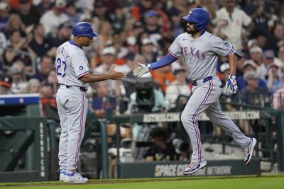 Semien's 250th career homer highlights Rangers' 5-1 victory over AL West-leading Astros